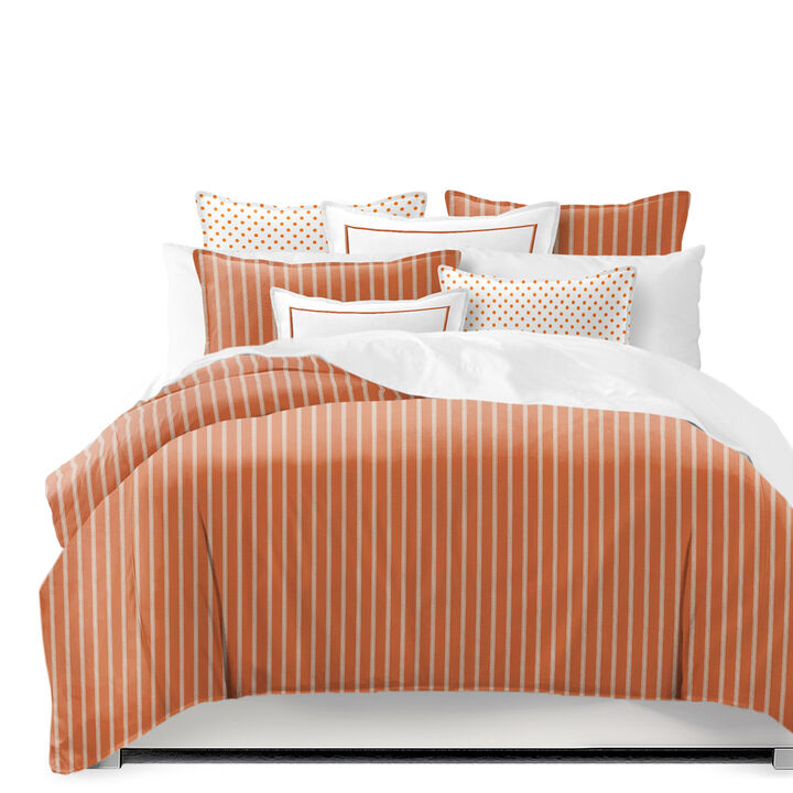 6ix Tailors Fine Linens Skipper Tangerine Comforter Set