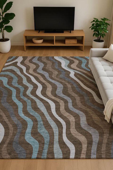 Kenner KN4 Chocolate 10' x 14' Rug