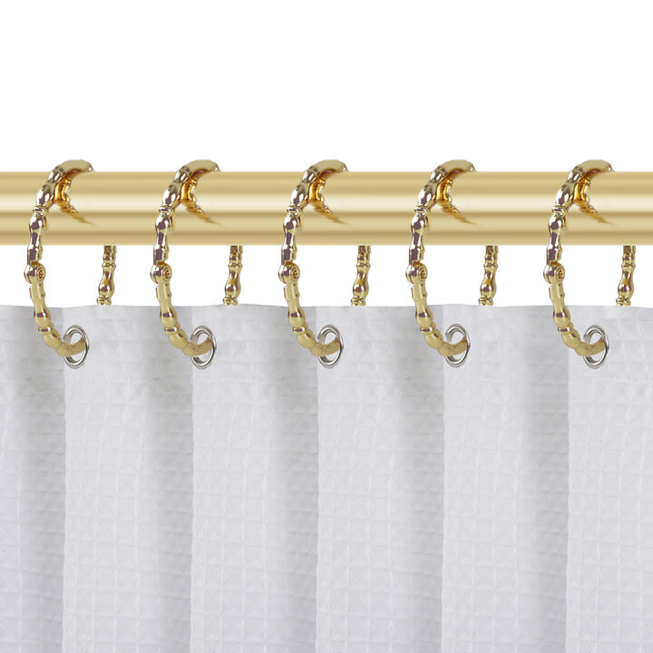 Utopia Alley Rust-Proof Zinc Shower Curtain Hooks with Closed Loop, Shower Hooks Hangers for Bathroom, Kitchen Utensils, Curtains, Clothing, Towels etc - Set of 12