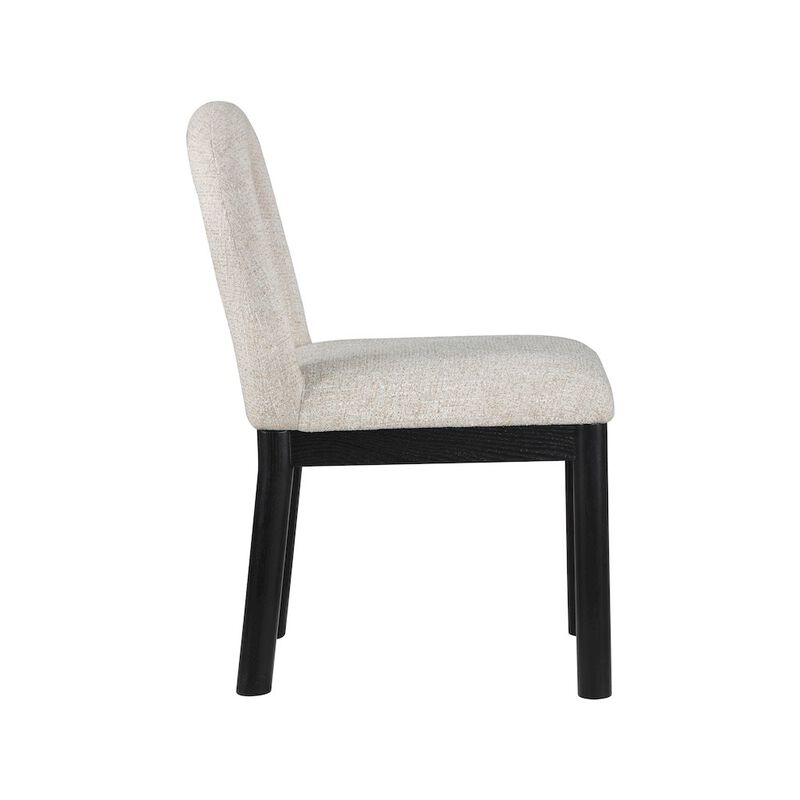 Meridian Furniture Conrad Linen Textured Fabric Dining Chair