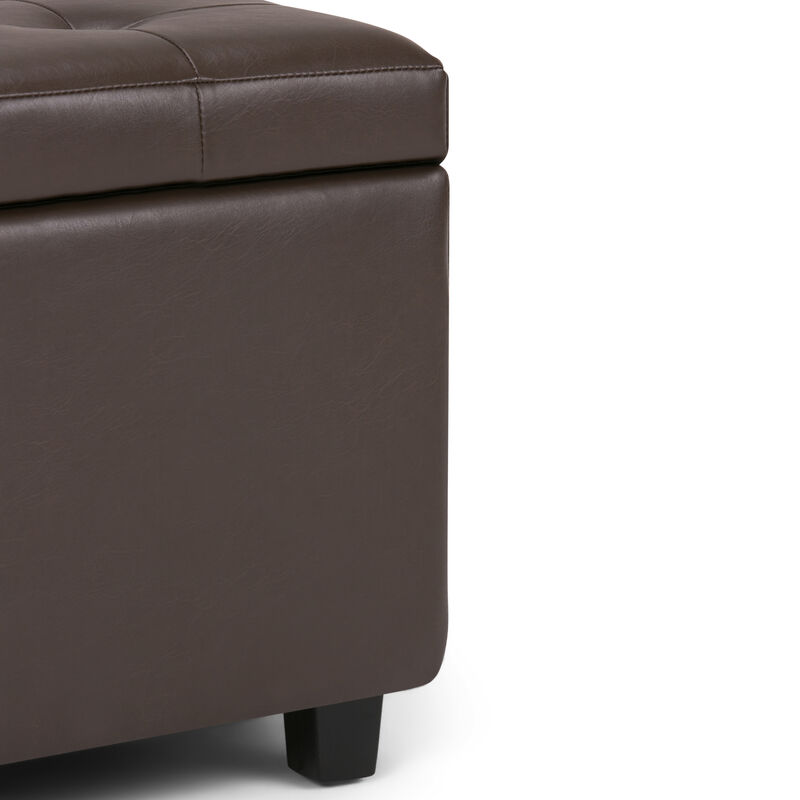 Simpli Home Cosmopolitan Storage Ottoman image number 6