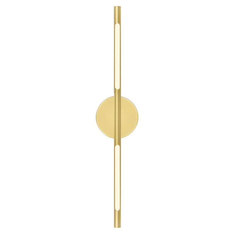 CWI Lighting Oskil LED Integrated Wall Light With Satin Gold Finish