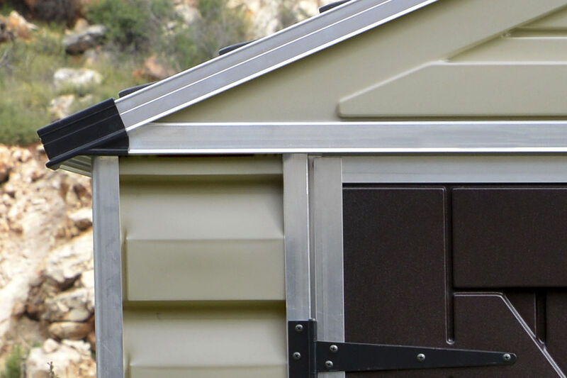 Palram - Canopia SkyLight 6' x 3' Shed - Tan