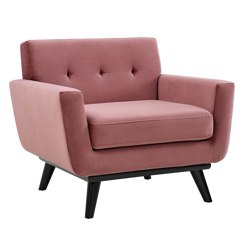 Engage Performance Velvet Armchair image number 0