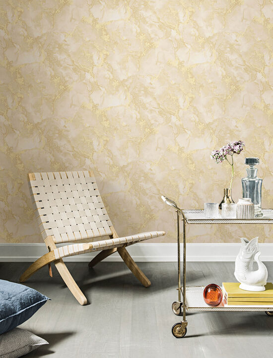 Grandin Pearl Marbled Wallpaper