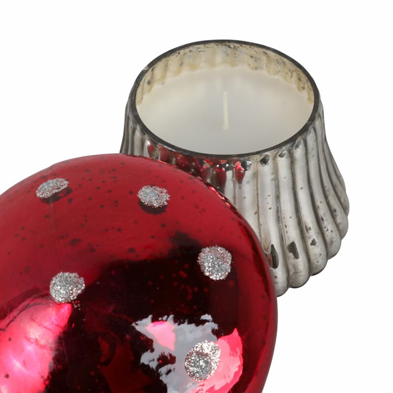 Cinnamon Mushroom Candle, Red image number 3