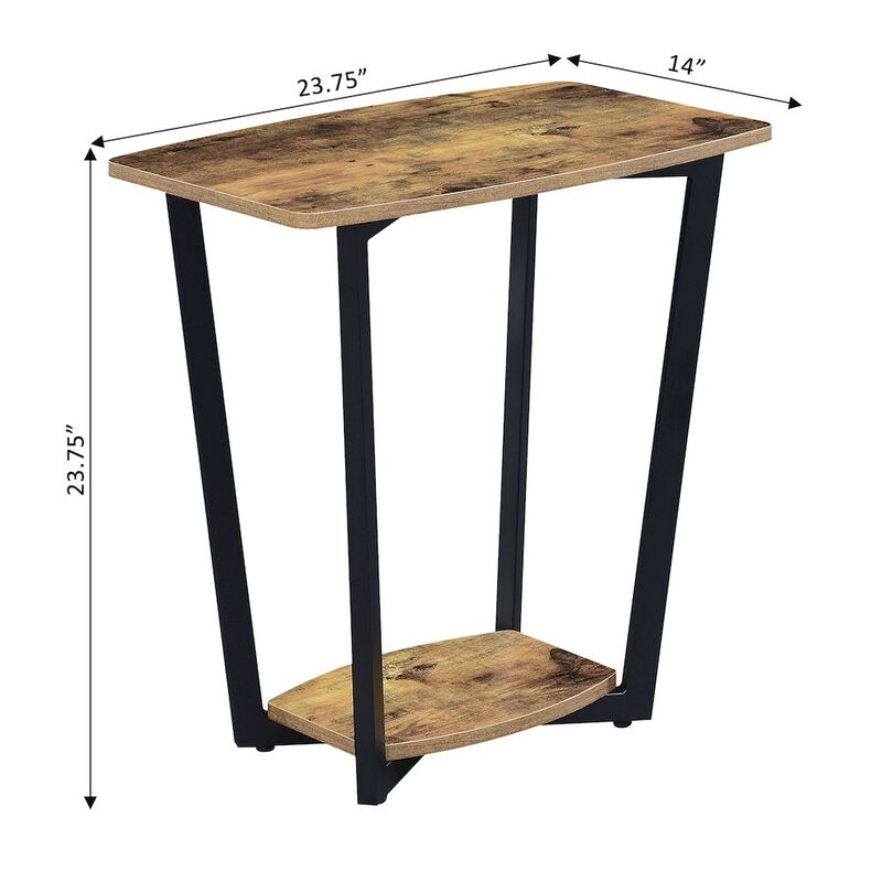 Convenience Concepts Graystone End Table with Shelf
