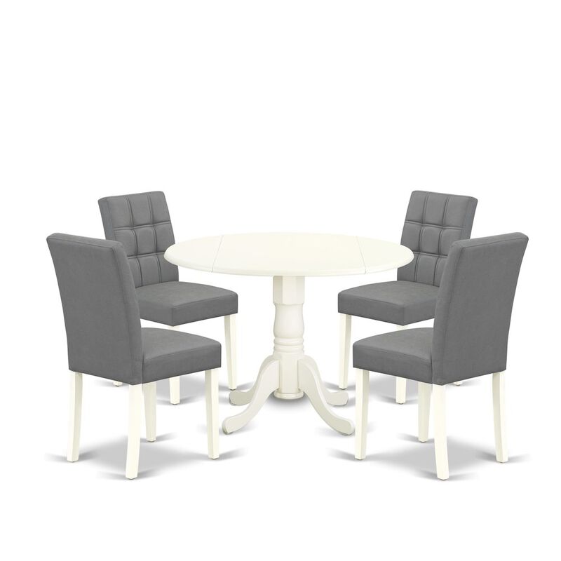5 Piece Dining Table Set contain A Modern Table