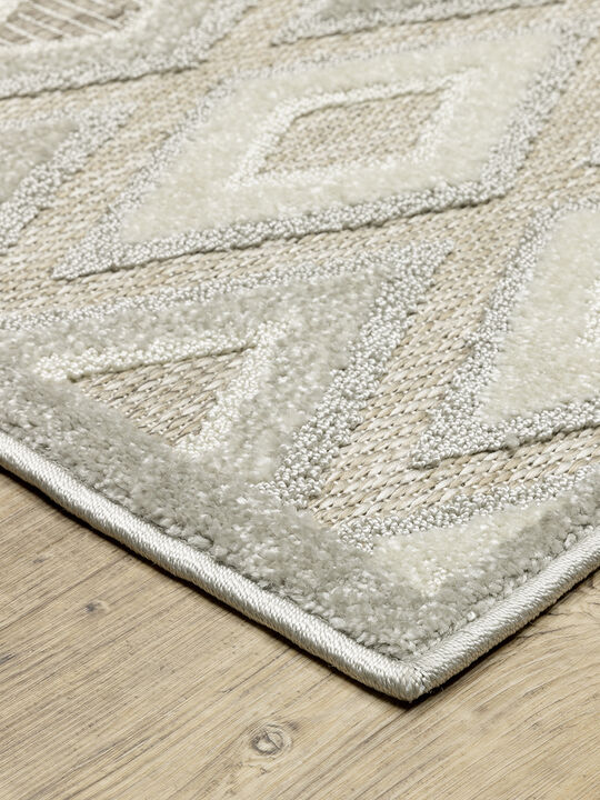 Tangier 3'3" x 5' Beige Rug