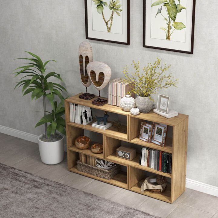 Hivago Open Shelf Bookcase with 6 Grids