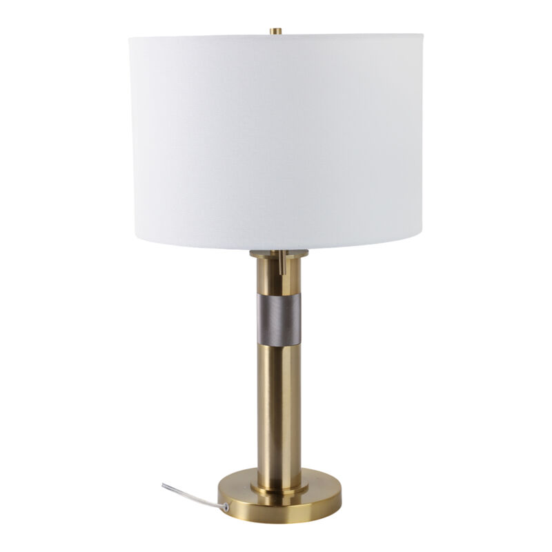 Metal Lamp With 2 Pulls, Gold image number 2