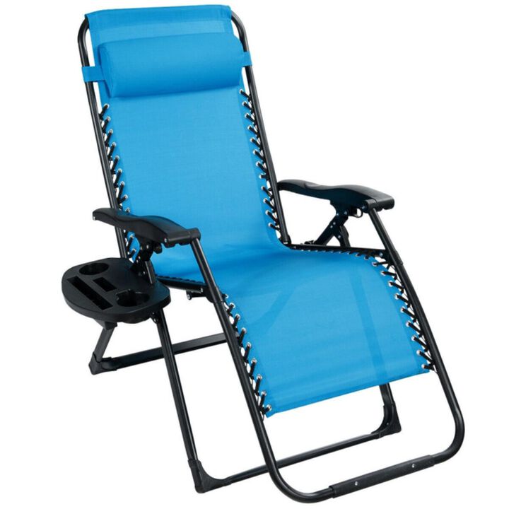 Hivvago Oversize Lounge Chair Patio Heavy Duty Folding Recliner