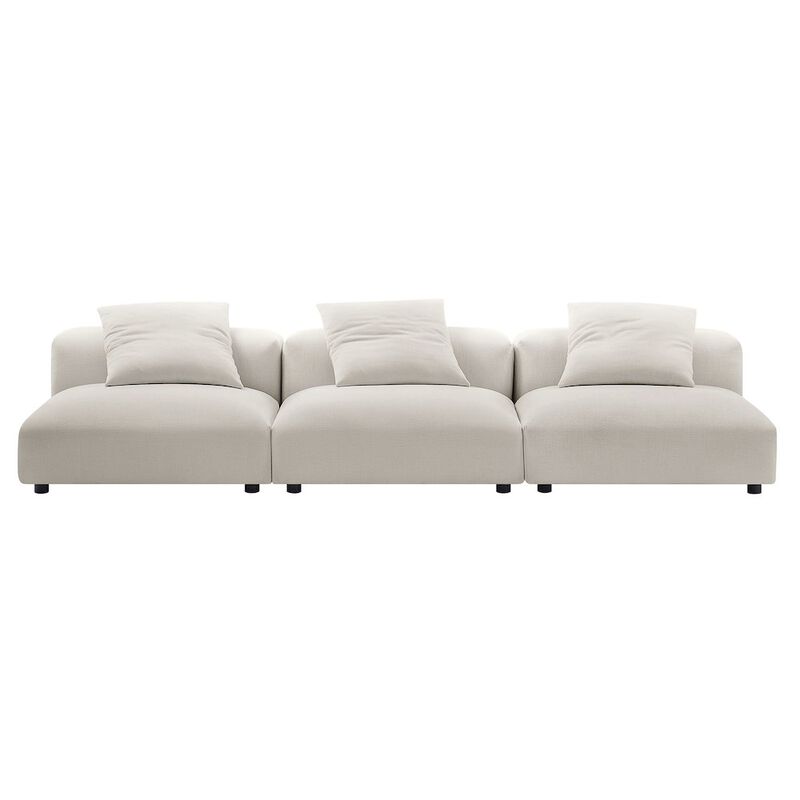 Solace 3-Piece Modular Upholstered Fabric Sofa image number 5