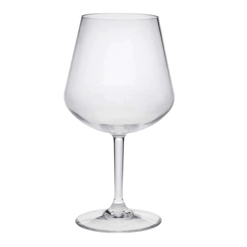 HomeRoots Set of Four Clear Tritan Plastic Stemmed All Purpose Wine Glasses image number 0
