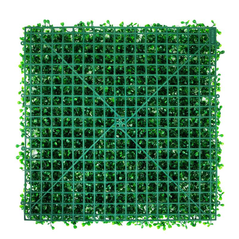12PCS Artificial Boxwood Panels, Faux Green Hedge Wall Mat for Indoor Outdoor Decor image number 4