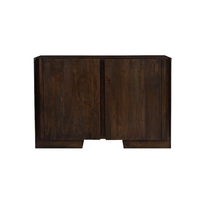 Alex Hamilton Percy 2-Door Sideboard in Barista Brown on Solid Acacia Wood