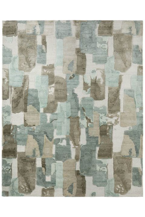Kendall 8A59F Brown/Green 9' x 12' Rug