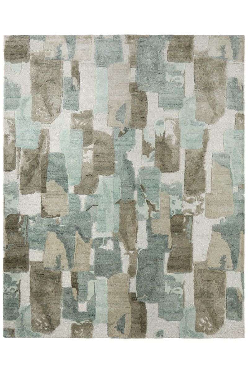 Kendall 8A59F Brown/Green 9' x 12' Rug image number 0