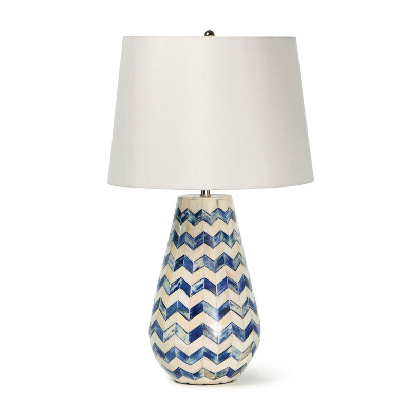 Cassia Chevron Table Lamp