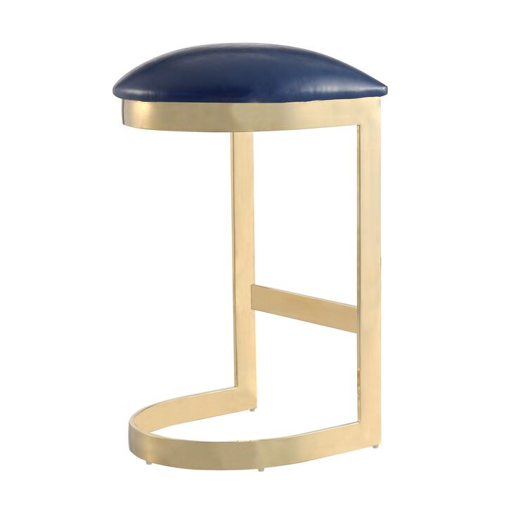 Aura Blue Bar Stool