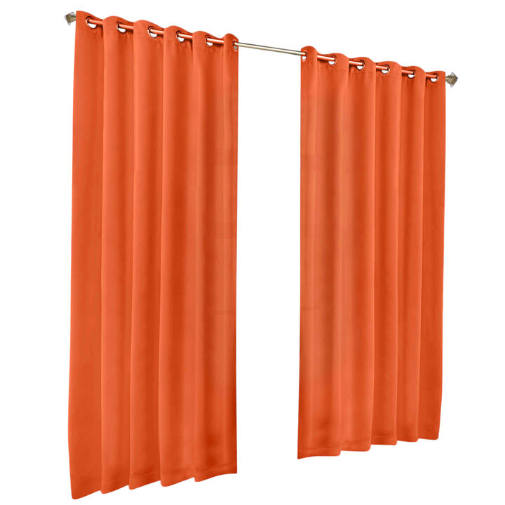 Room Darkening Window Curtain Panels Set of 2 Modern Style