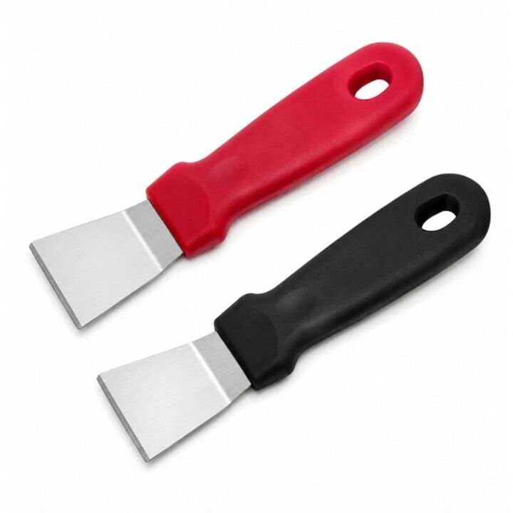 Pack of 2 Stainless Steel Kitchen Spatula Scraper