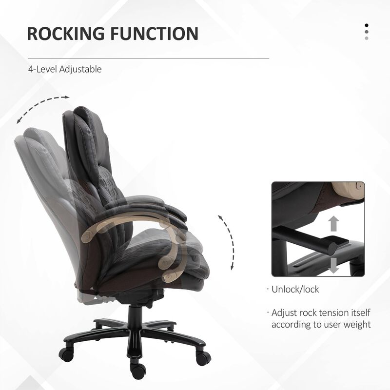Comfortable Ergonomic Massage Chair with Adjustable Height and Lumbar Support