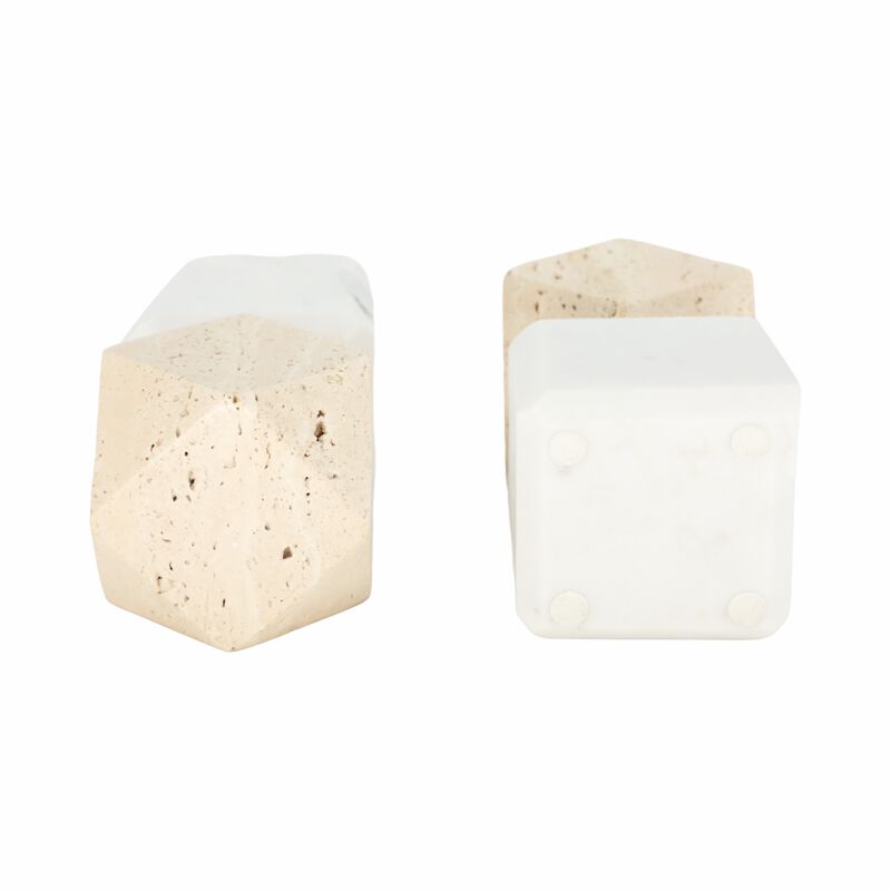 S/2 6" Marble Bookends image number 4