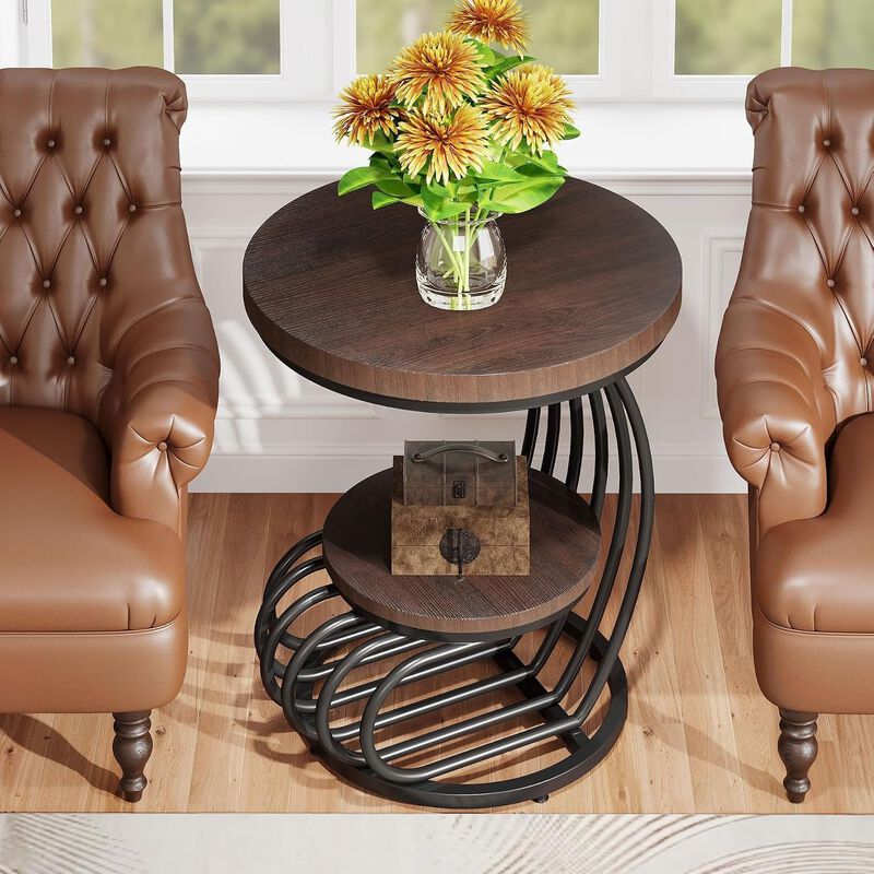 Round End Table image number 2
