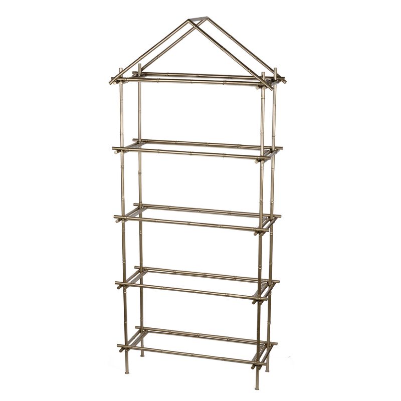 Magnificently Crafted Bamboo Etagere - Benzara