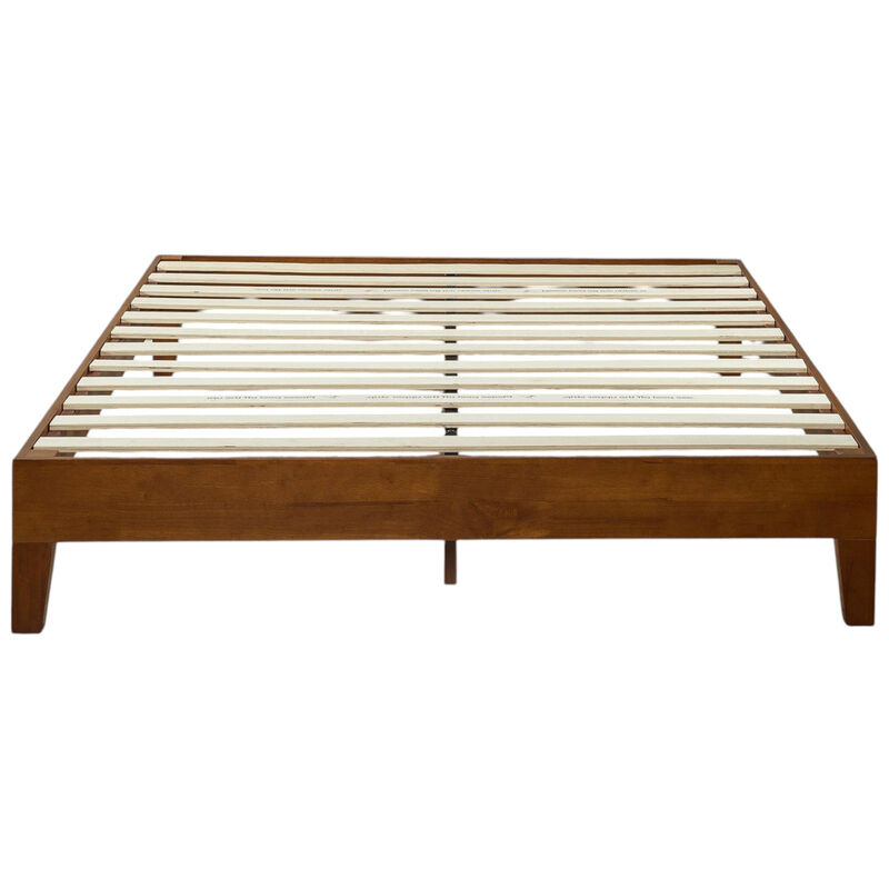 Solid Wood Low Profile Platform Bed Frame &ndash; Perfect for Modern Bedrooms, Easy Assembly, and Maximum Comfort