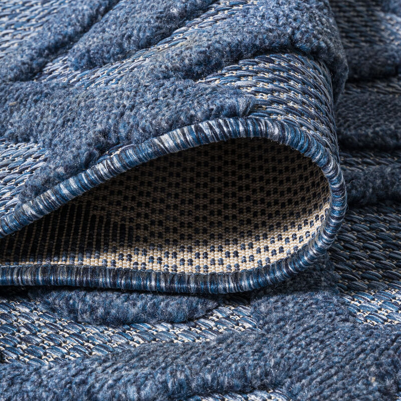 Peralta Moroccan Diamond Square Indoor/Outdoor Area Rug