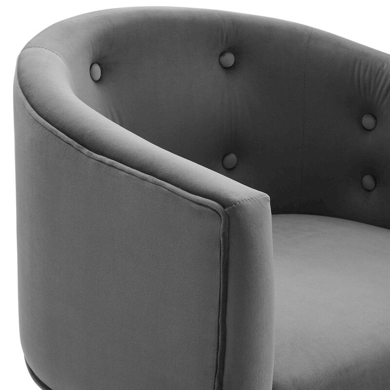 Savour Tufted Performance Velvet Accent Chairs Set of 2 image number 5