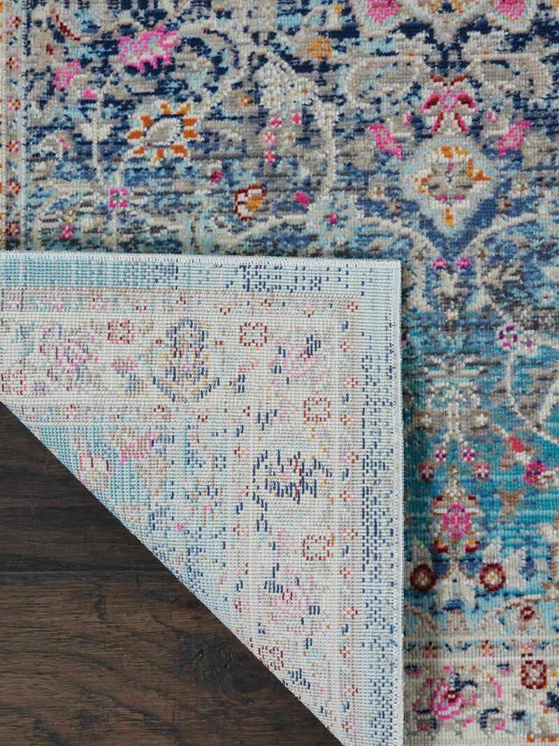 Vintage Kashan VKA01 Blue 2' x 6' Rug