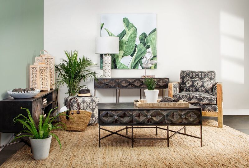 Cube Ottoman in Cotton and Fabric – Decorative Footstool for Bedroom