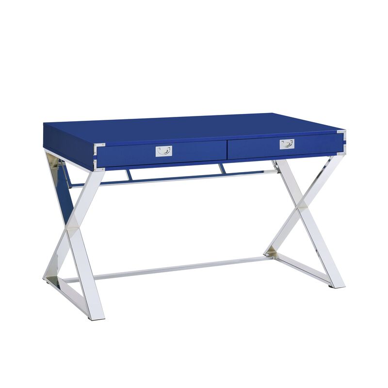 Estelle Desk in Glossy Blue