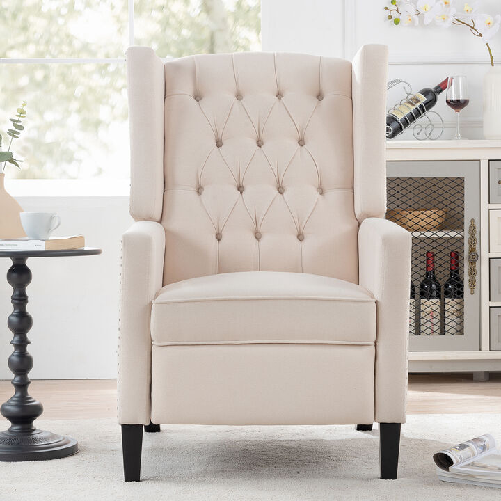Cawarp Wide Manual Wing Chair Recliner
