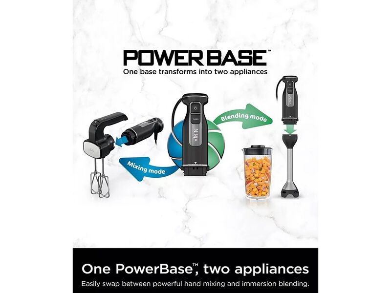 Ninja Foodi Power Mixer System Immersion Blender & Hand Mixer, CI101 image number 2
