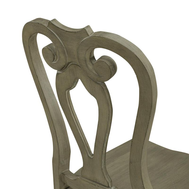 Liberty Furniture Magnolia Manor Splat Back Side Chair (RTA)-Set of 2 in Antique White image number 5