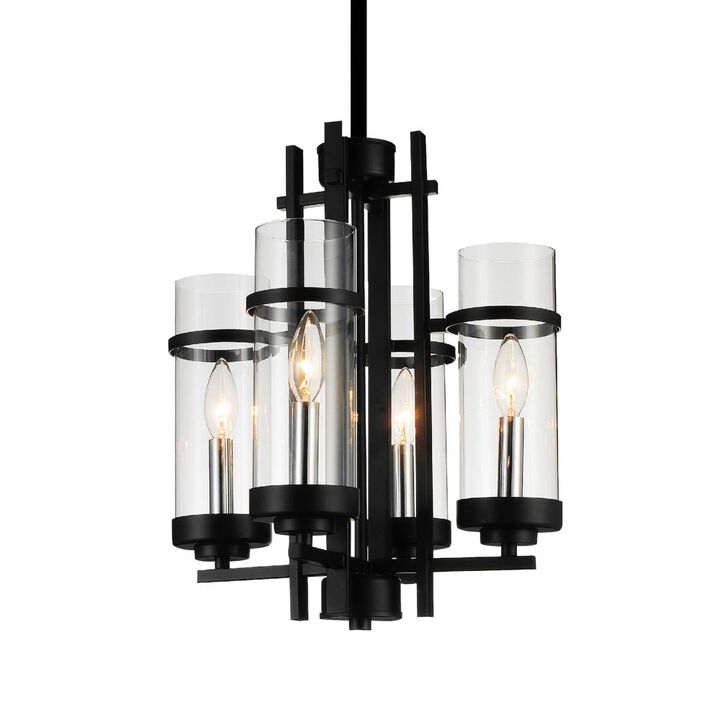 Sierra 4 Light Up Mini Pendant With Black Finish