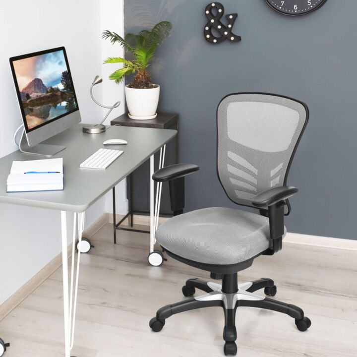 Hivvago Ergonomic Mesh Office Chair with Adjustable Back Height and Armrests