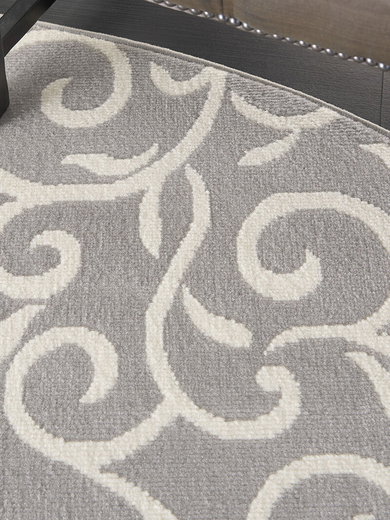 Grafix GRF19 Gray 8'6" x 12' Rug