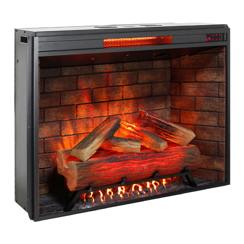 Streamdale 33" Electric Fireplace Insert with Trim Kit, Touch Panel, Sound