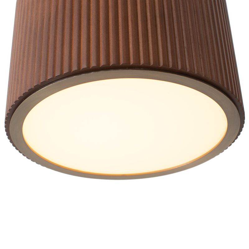 NOVA OF CALIFORNIA Tambo Pendant Light - Dark Walnut