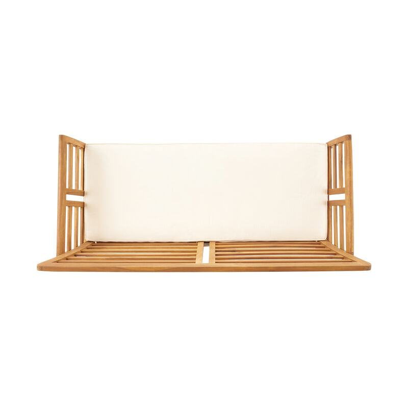 Tembri Acacia Wood Outdoor Loveseat image number 6