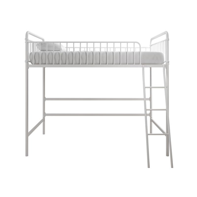 Atwater Living Kalvin Twin Metal Loft Bed image number 1