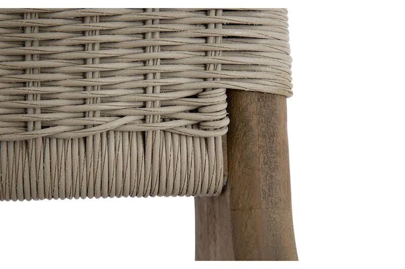 Coastal Teak Cushionless Highback Chair