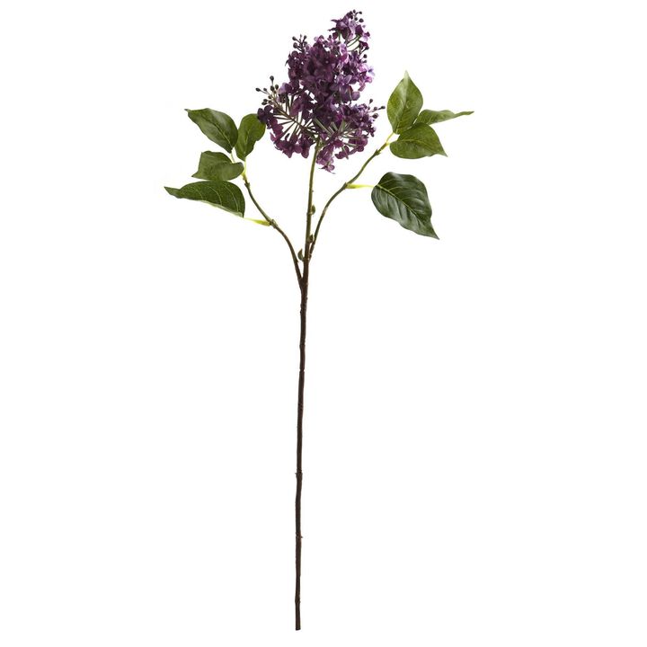Nearly Natural 30-in Lilac Artificial Flower (Set of 6)