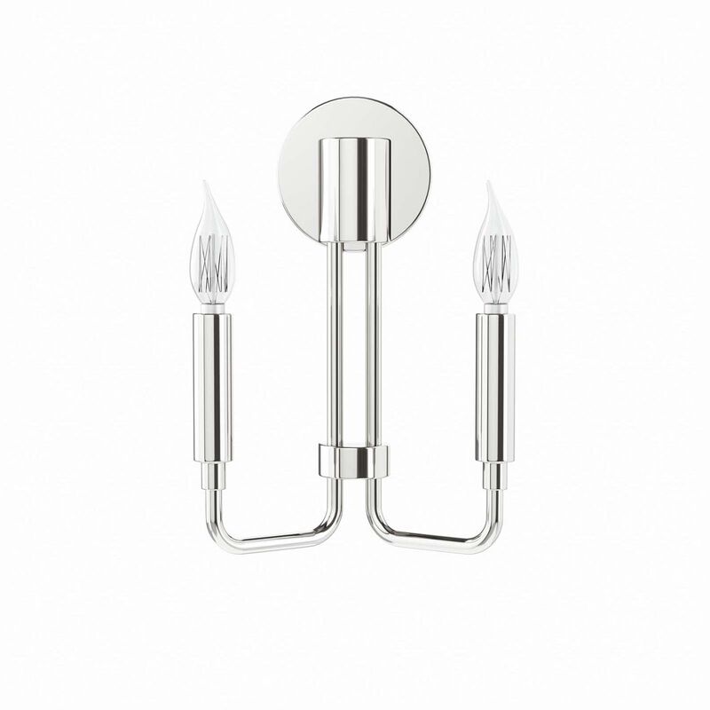 Modway Rekindle 2-Light Wall Sconce in Polished Nickel image number 5