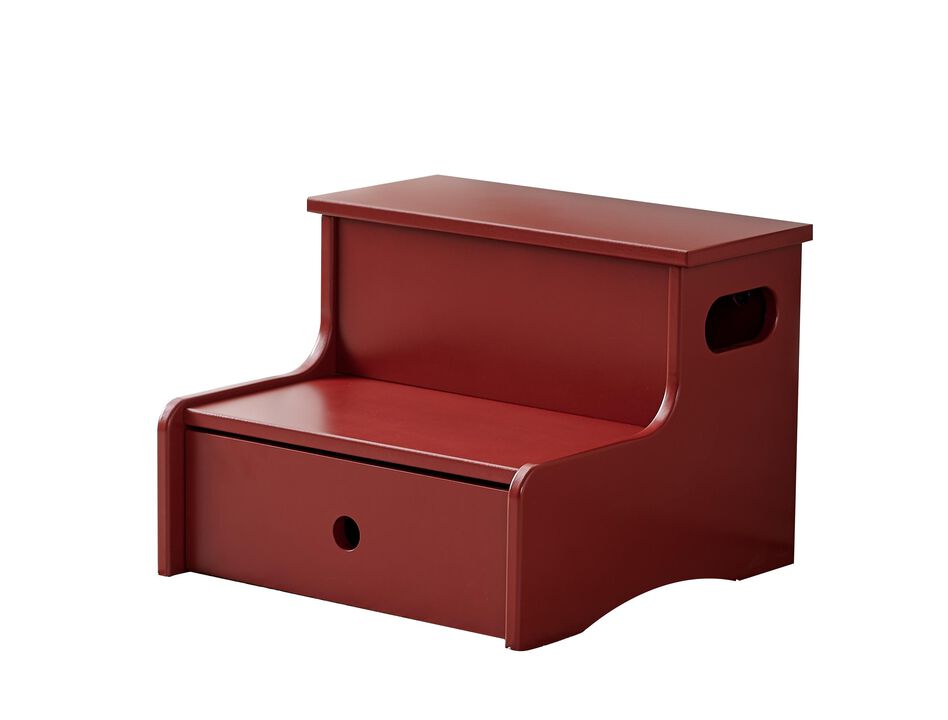 Kings Brand Furniture Wooden Toddler Step Stool for Kids with Storage for Bedroom, Bathroom & Kitchen